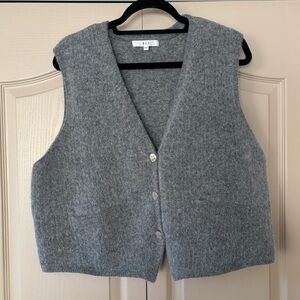 Gray Alpaca / Merino Wool Sweater vest